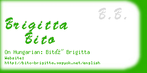 brigitta bito business card